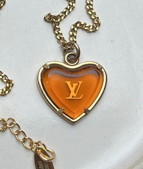 LOUIS VUITTON HEART VINTAGE NECKLACE