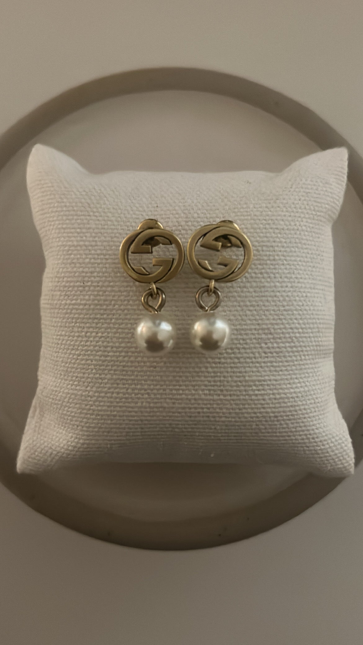 GUCCI GG PEARL EARRINGS (pre-order)