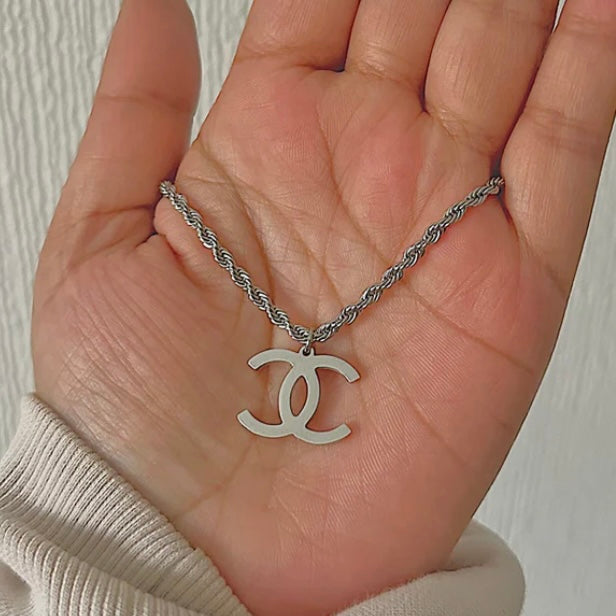 CC CHANEL NECKLACE SILVER