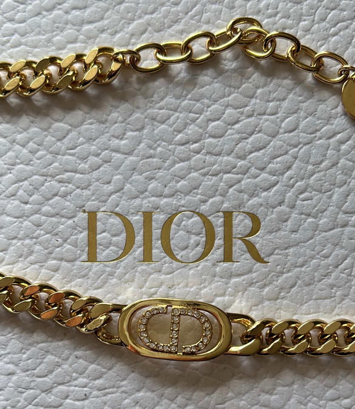 DIOR CD VINTAGE DIAMANTÉ CHOKER