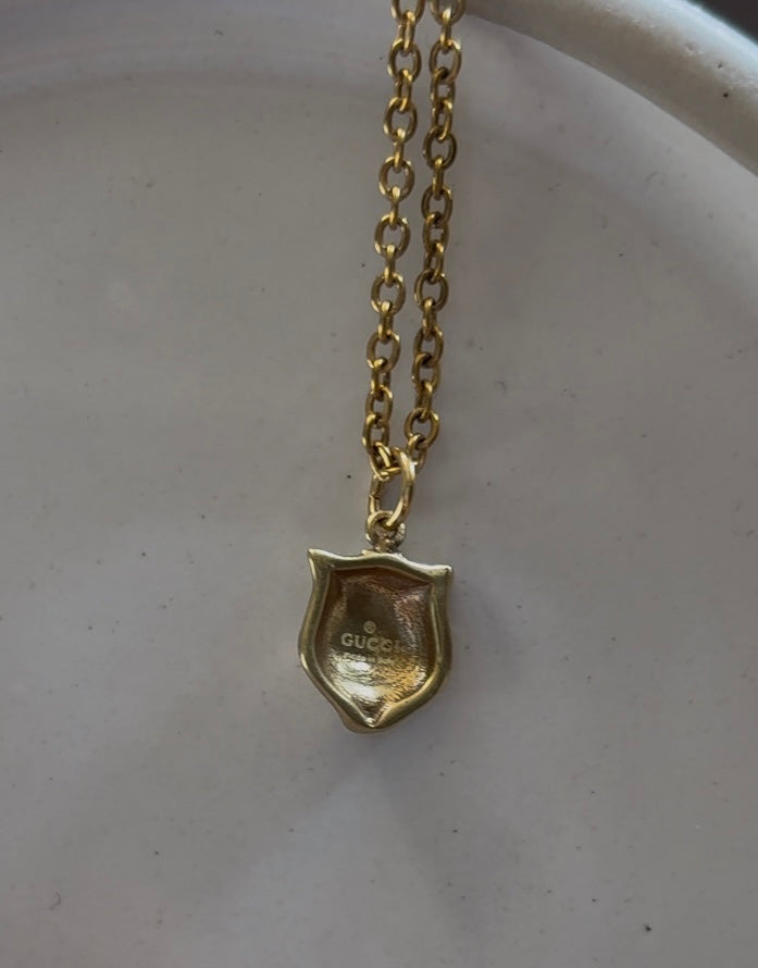 GUCCI DAINTY TIGER NECKLACE