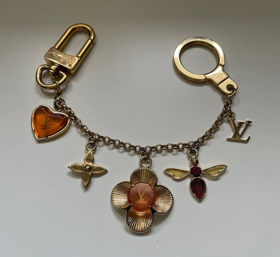 LOUIS VUITTON FLEUR VINTAGE NECKLACE (rare)