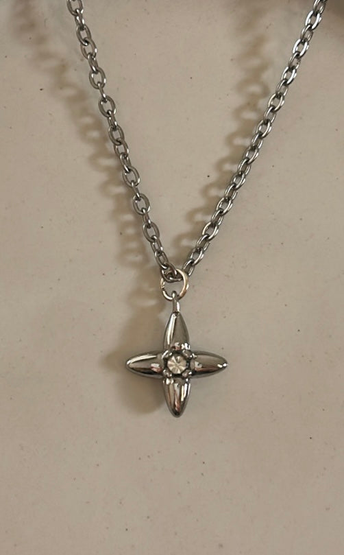 LOUIS VUITTON SILVER STAR NECKLACE