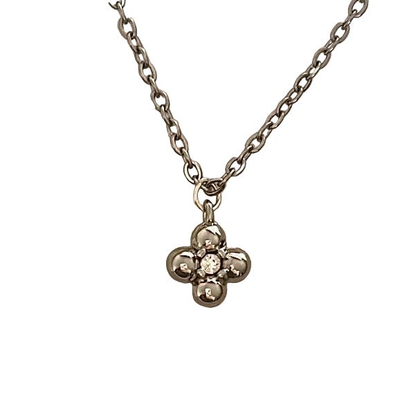 LOUIS VUITTON SILVER BLOSSOM NECKLACE