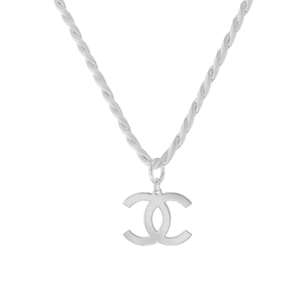 CC CHANEL NECKLACE SILVER