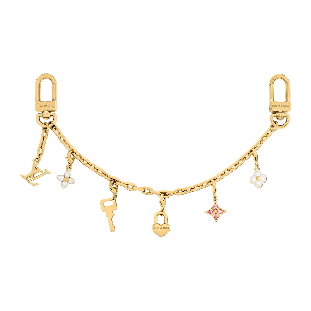 LOUIS VUITTON WHITE FLOWER DAINTYCHARM NECKLACE