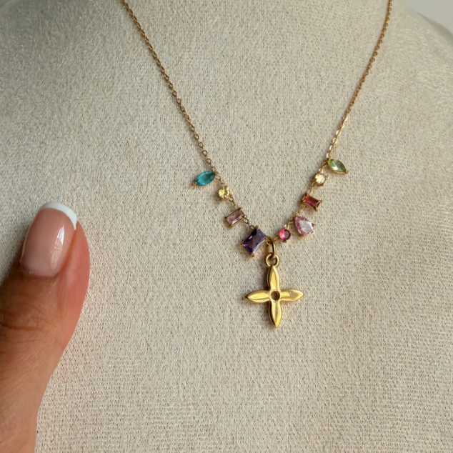 LOUIS VUITTON STAR CUBIC ZIRCONIA NECKLACE (PRE-ORDER)