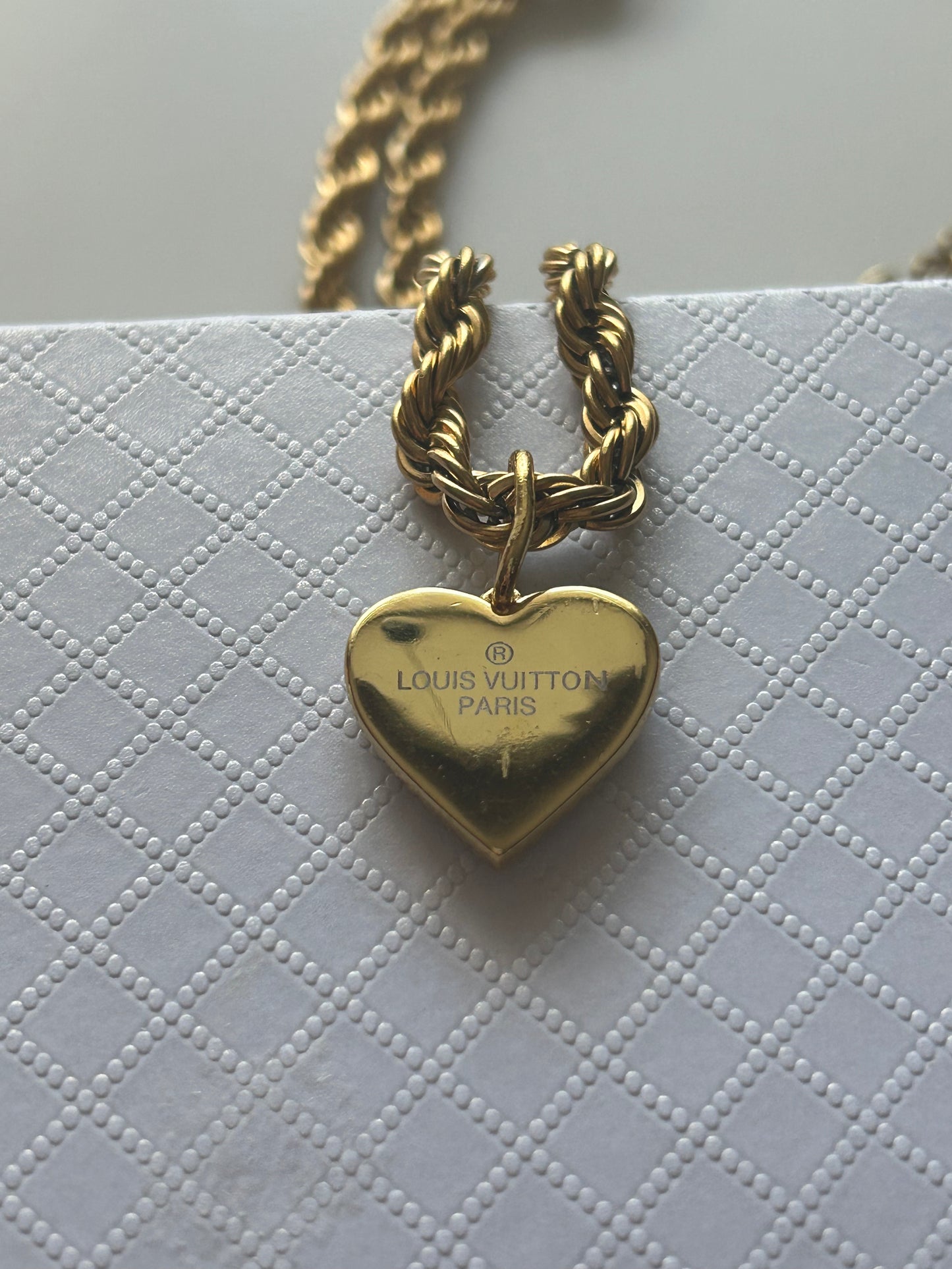LOUIS VUITTON DIAMANTÉ HEART NECKLACE(pre-order)