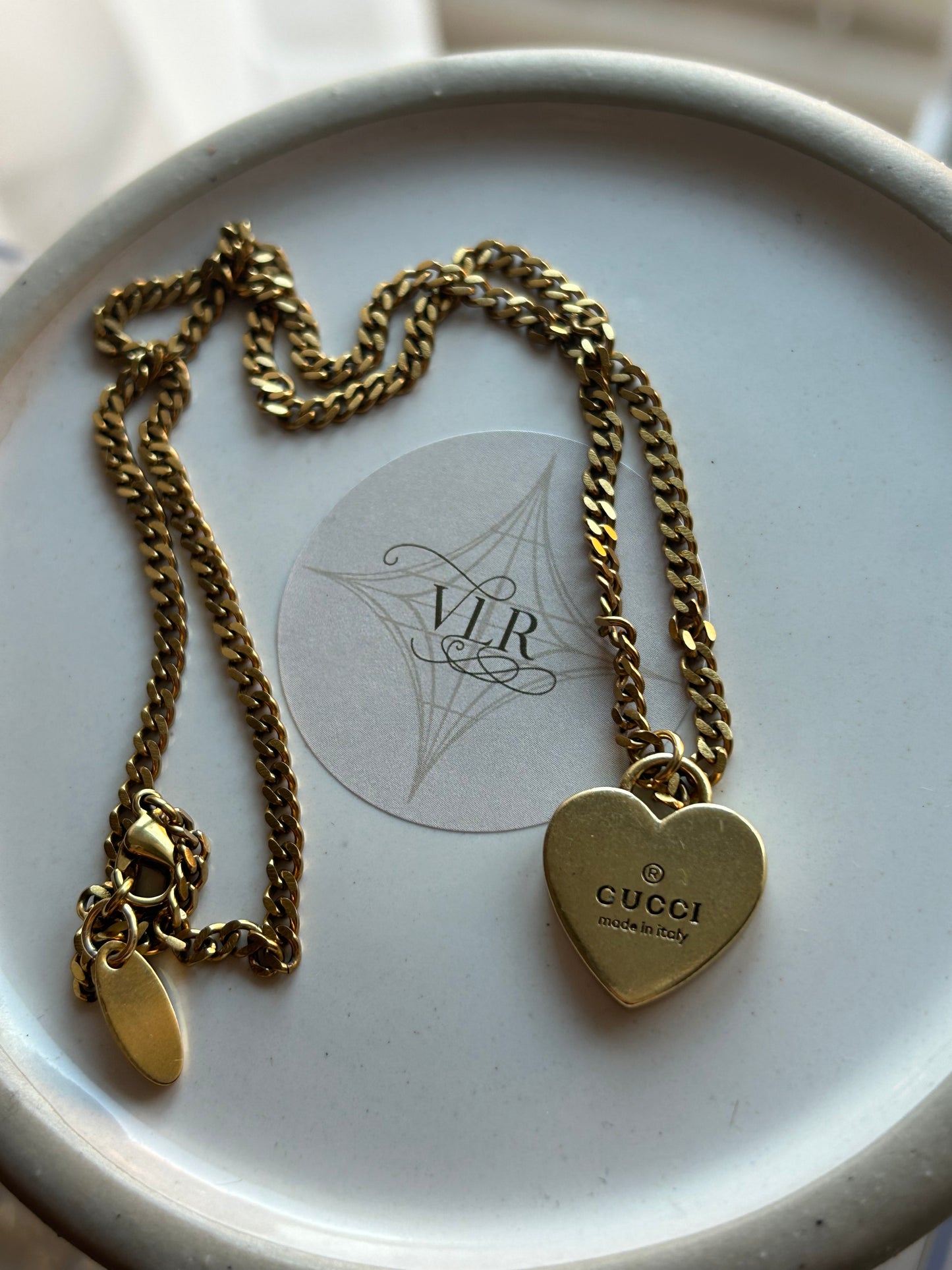 GUCCI HEART NECKLACE