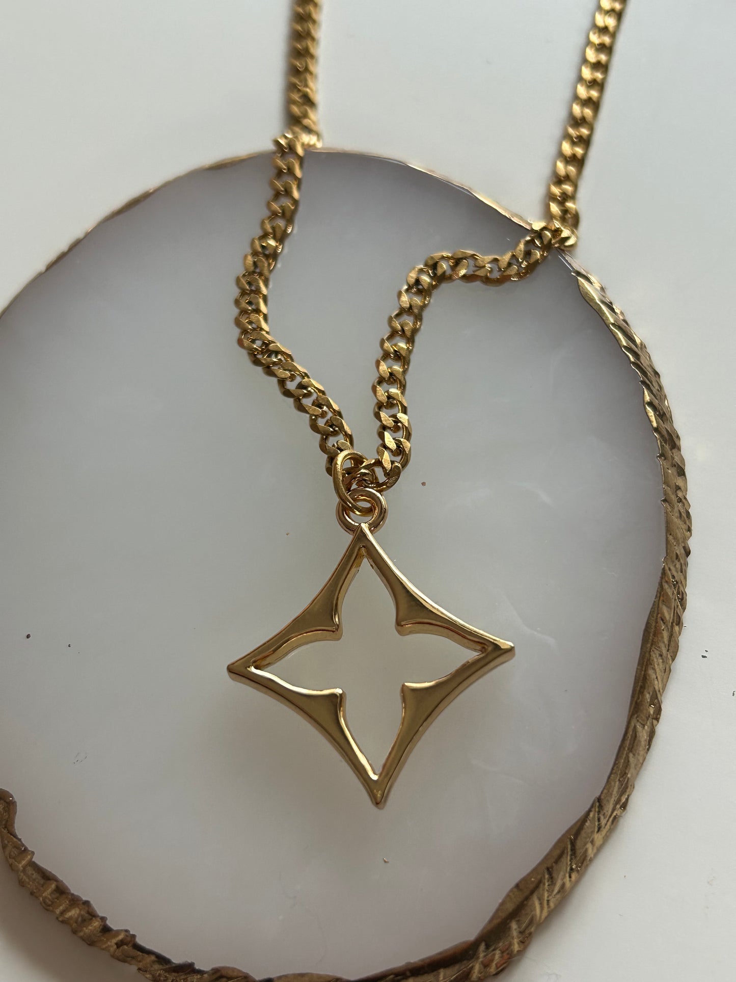 LOUIS VUITTON STAR LOGO NECKLACE