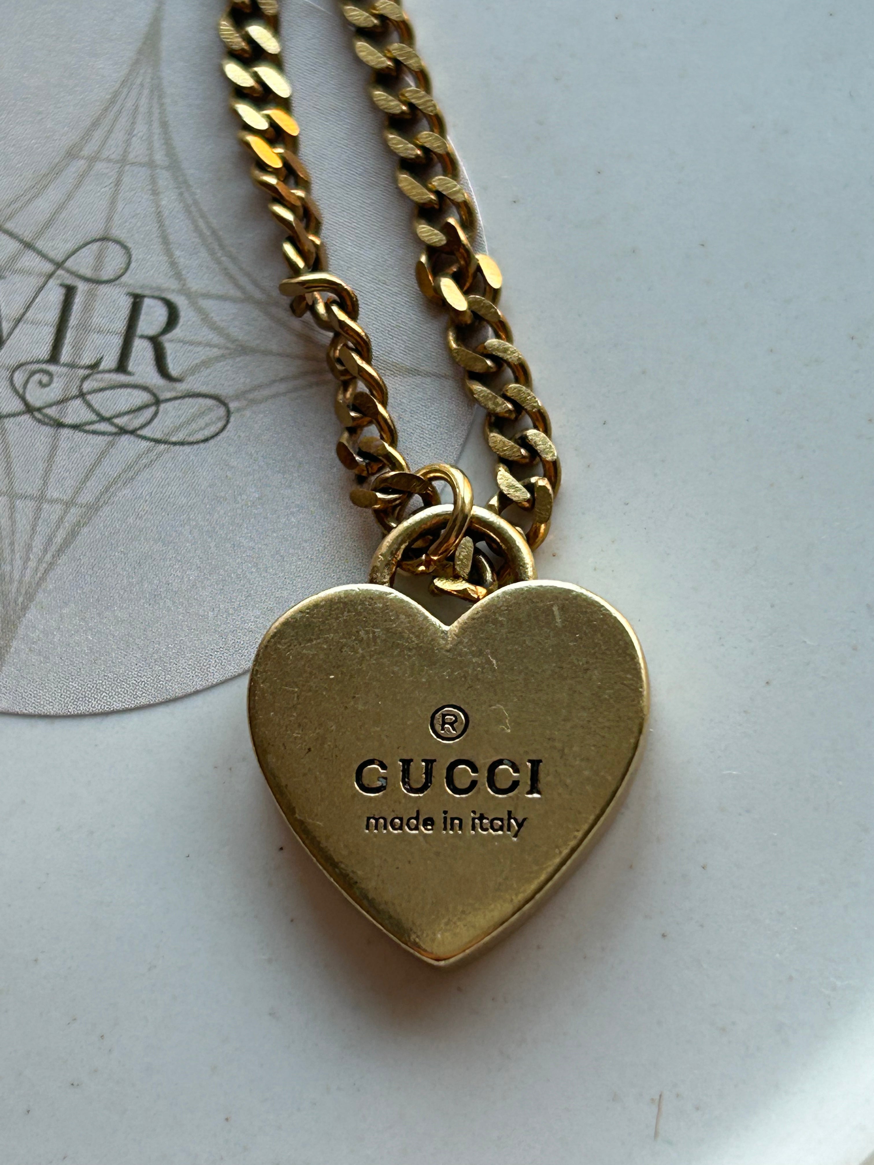 Gucci heart jewellery clearance