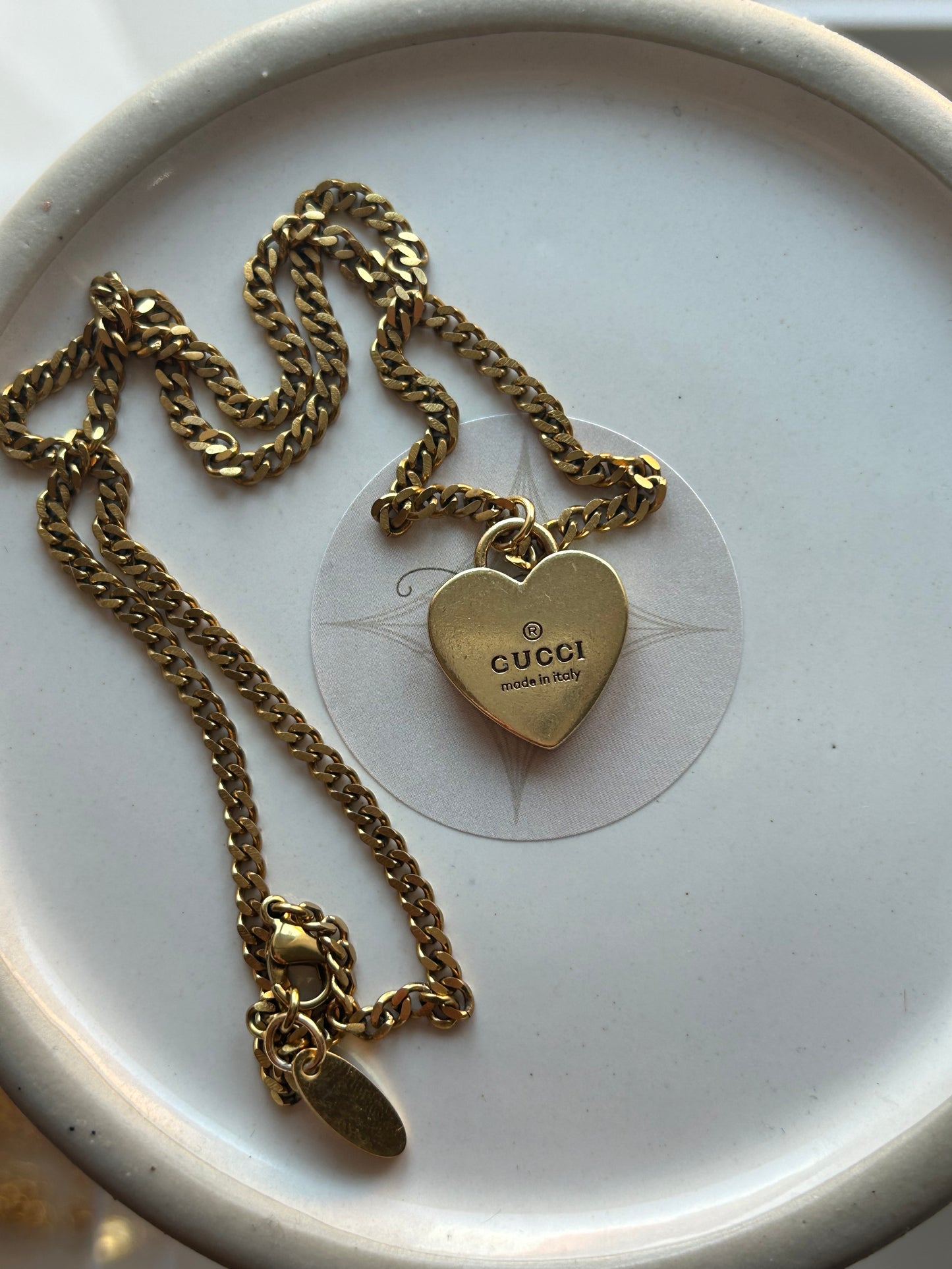 GUCCI HEART NECKLACE