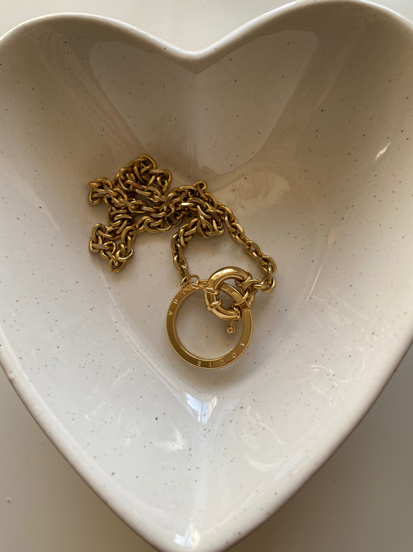 LOUIS VUITTON CLASP REWORKED NECKLACE