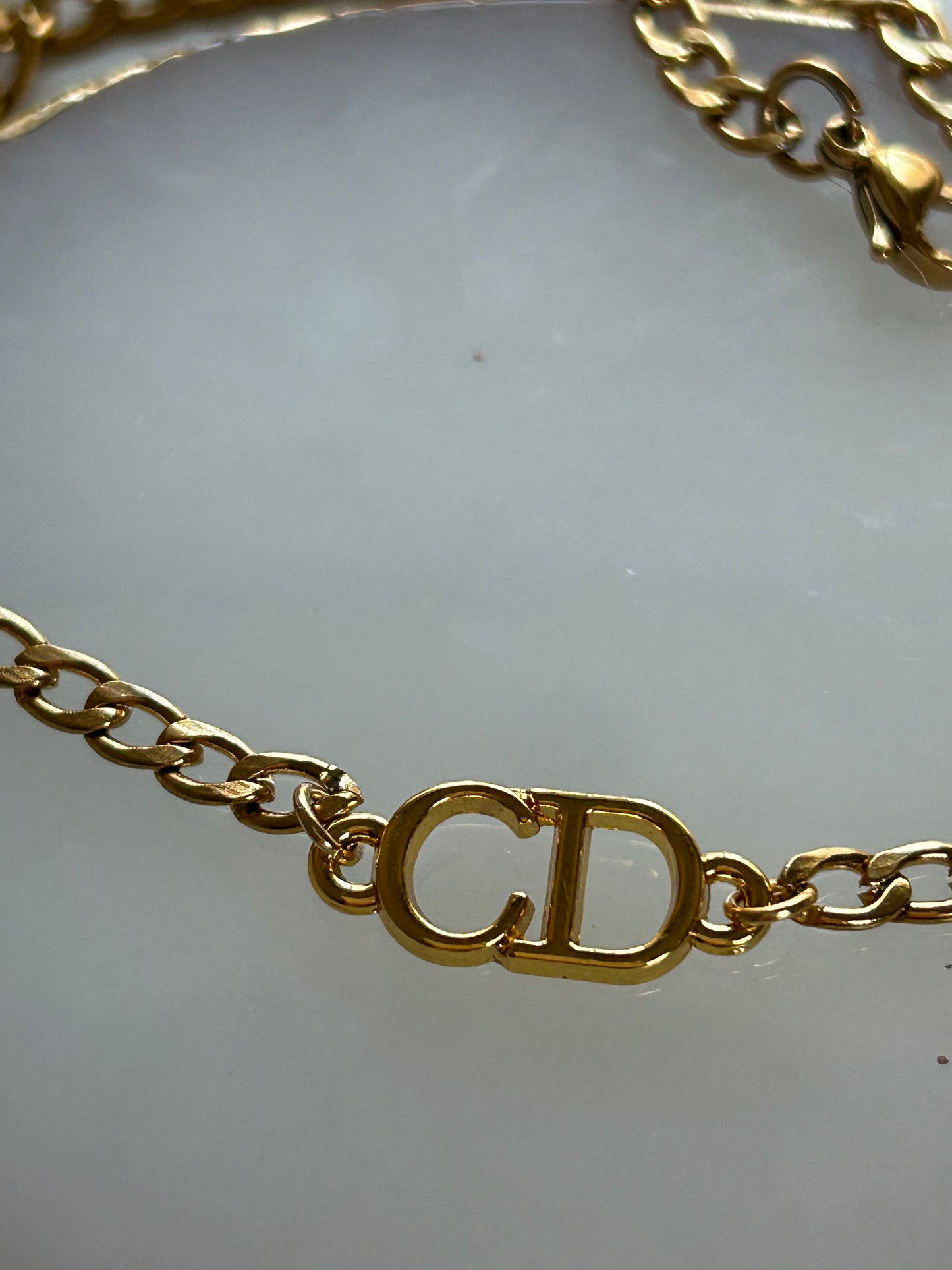 DIOR CD VINTAGE DAINTY CHOKER (chain style 1)