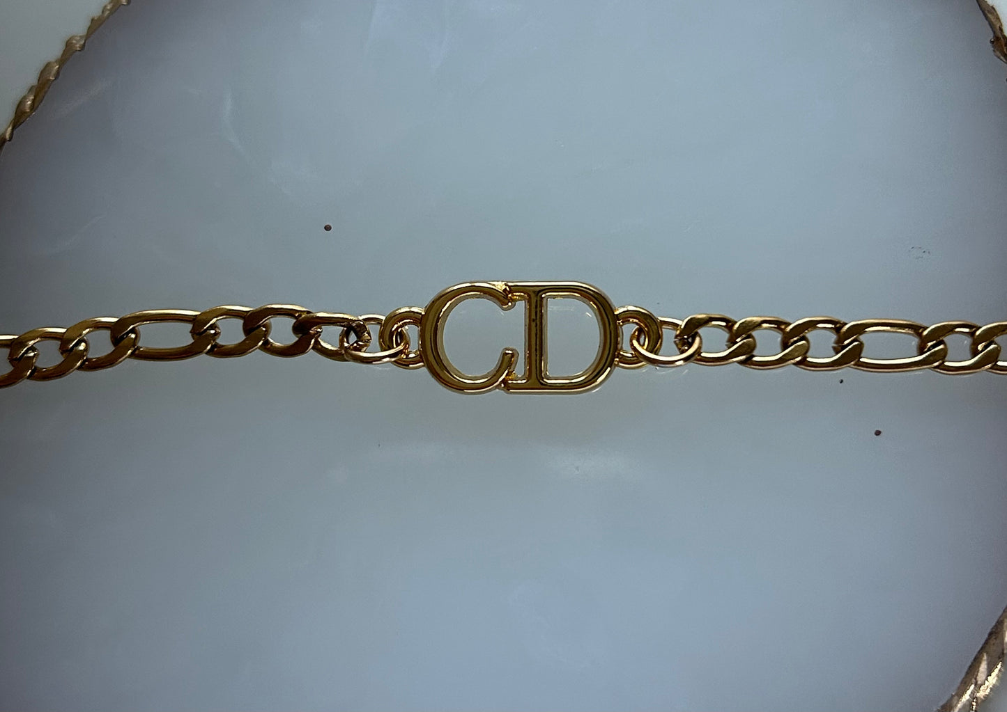 DIOR CD VINTAGE DAINTY CHOKER (chain style 2)