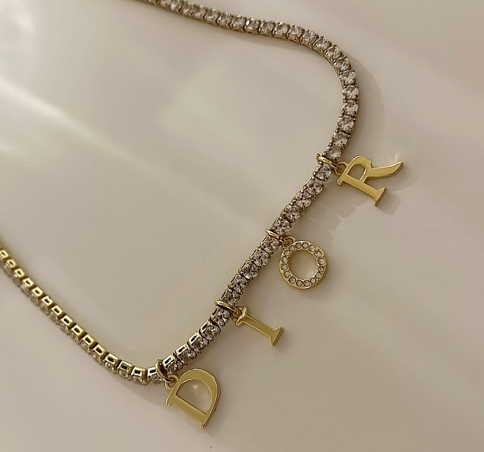 DIOR DIAMANTÉ SHORT NECKLACE (PRE-ORDER)