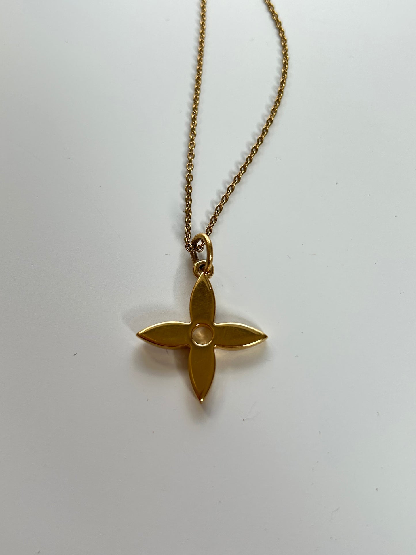 LOUIS VUITTON VINTAGE GOLD CHARM NECKLACE