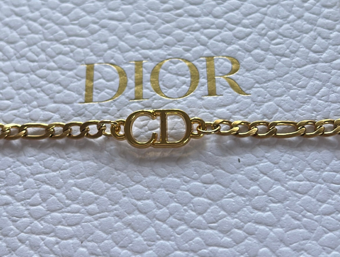 DIOR CD VINTAGE DAINTY CHOKER (chain style 2)
