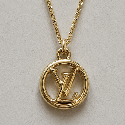 LOUIS VUITTON CIRCLE DAINTY NECKLACE