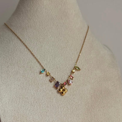 LOUIS VUITTON BLOSSOM CUBIC ZIRCONIA NECKLACE (PRE-ORDER)