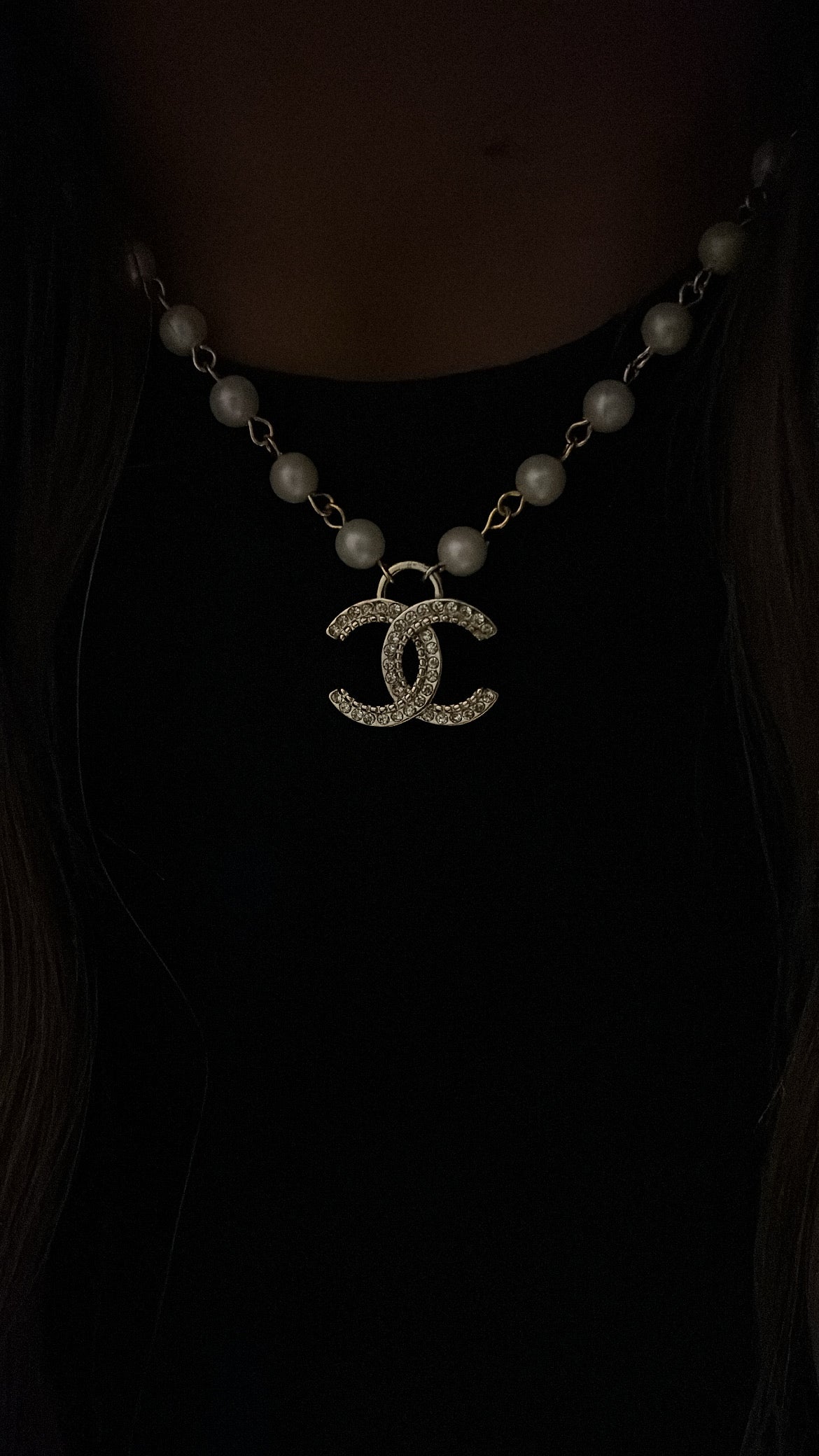 Reworked Chanel necklace | Chanel necklace, Necklace, Jewelry