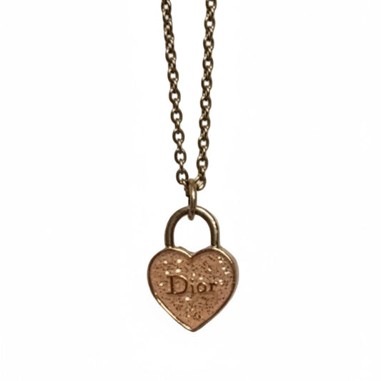 DIOR GALLIANO DAINTY HEART NECKLACE (RARE)