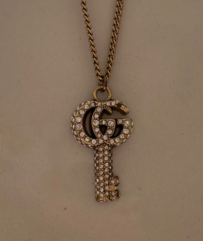 GUCCI KEY DIAMANTÈ NECKLACE – Victoria Luxe Reworked