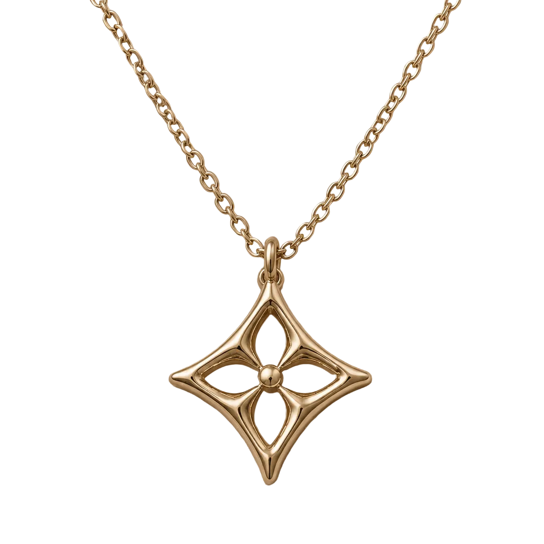 LOUIS VUITTON ICONIC STAR LOGO NECKLACE