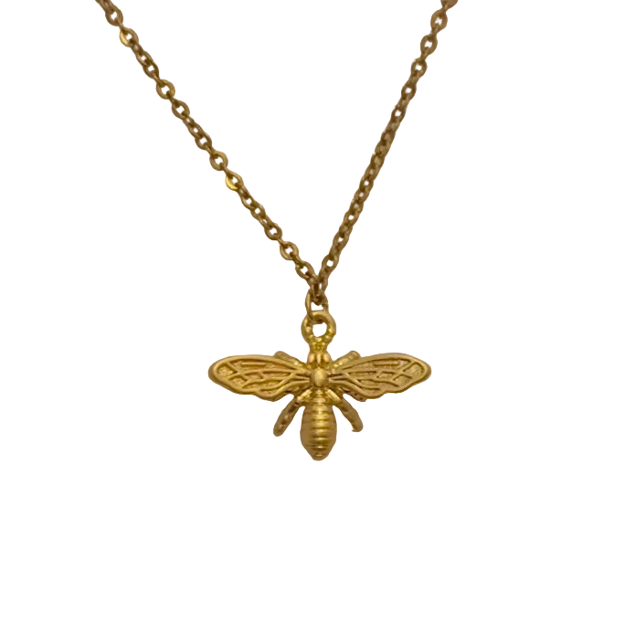 DIOR GOLD BEE NECKLACE