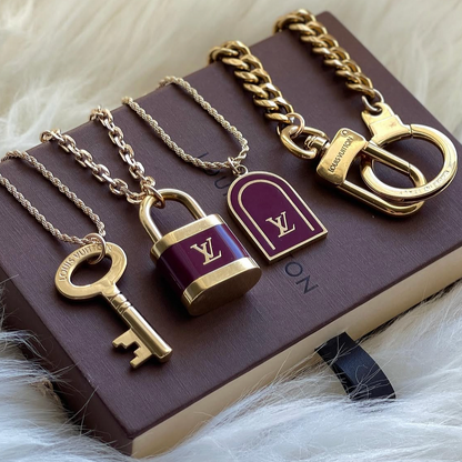 LOUIS VUITTON LARGE PADLOCK NECKLACE
