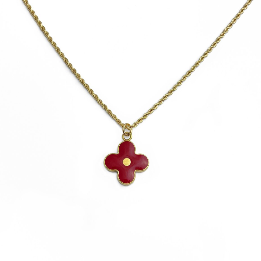 LOUIS VUITTON CHERRY FLORA NECKACE