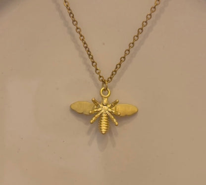 DIOR GOLD BEE NECKLACE