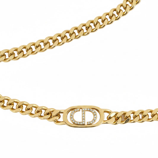 DIOR CD VINTAGE DIAMANTÉ CHOKER