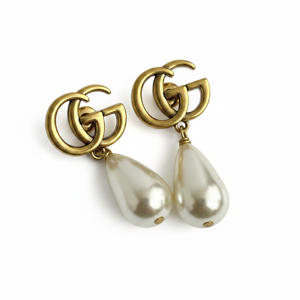 GUCCI PEARL OVAL EARRINGS (pre-order)
