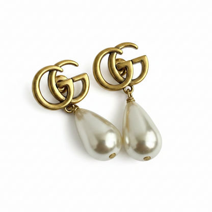 GUCCI PEARL OVAL EARRINGS (pre-order)