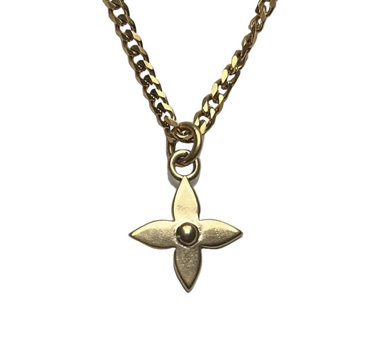 LOUIS VUITTON MONOGRAM VINTAGE NECKLACE (rare)