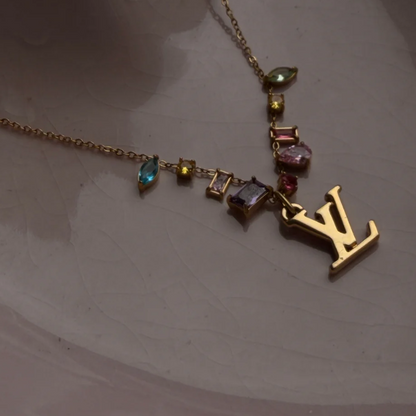 LOUIS VUITTON LV CUBIC ZIRCONIA NECKLACE (PRE-ORDER)