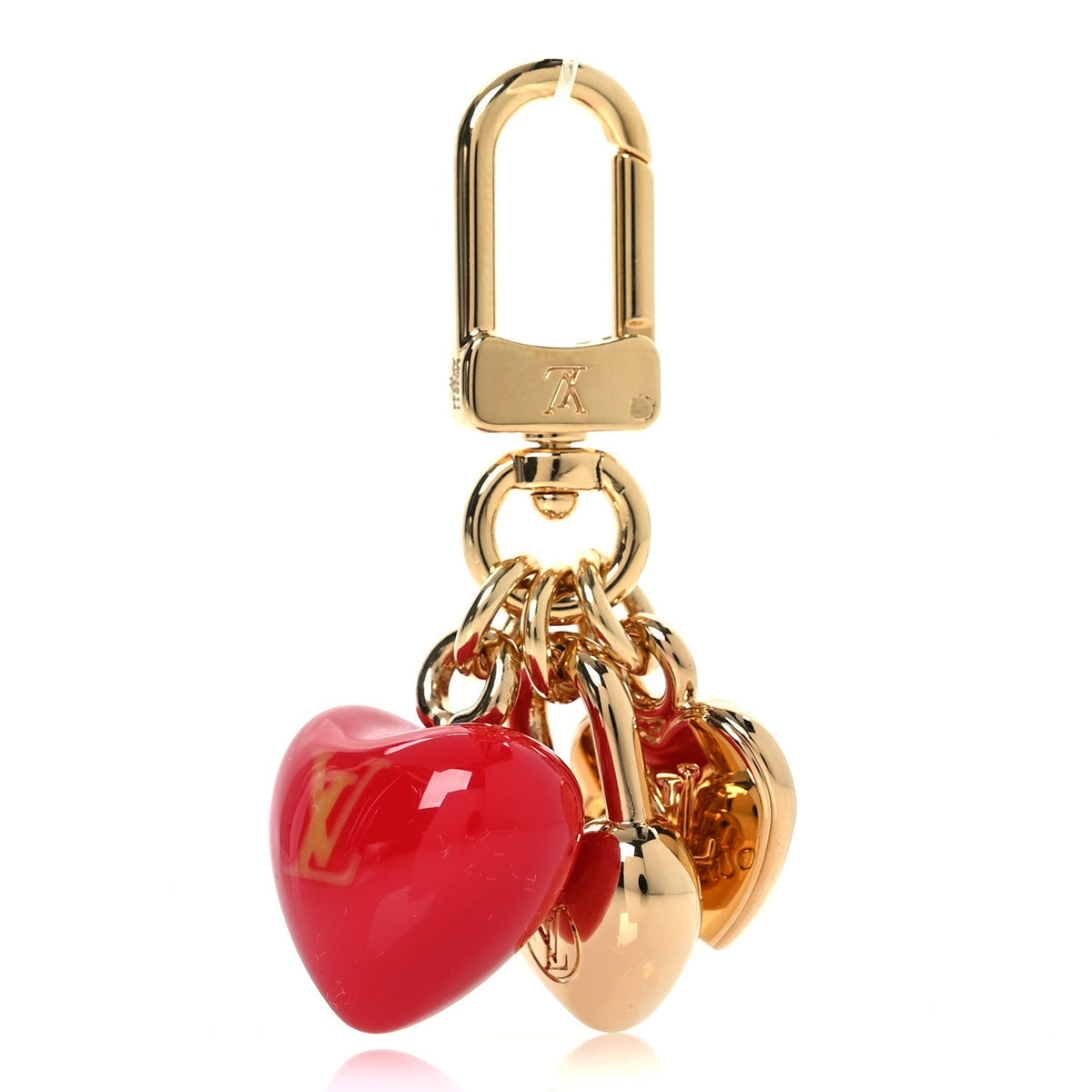 LOUIS VUITTON RED ACRYLIC HEART NECKLACE (pre-order)