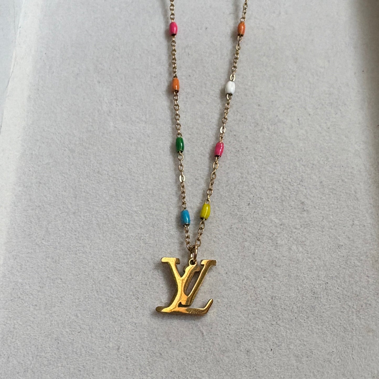 LOUIS VUITTON MULTI COLOUR LV (RARE)