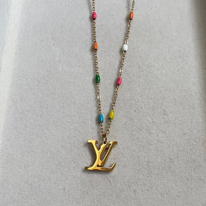 LOUIS VUITTON MULTI COLOUR LV (RARE)