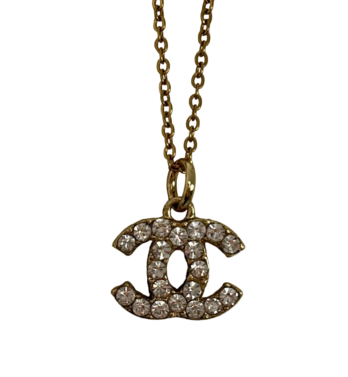 CC CHANEL VINTAGE DIAMANTÉ NECKLACE
