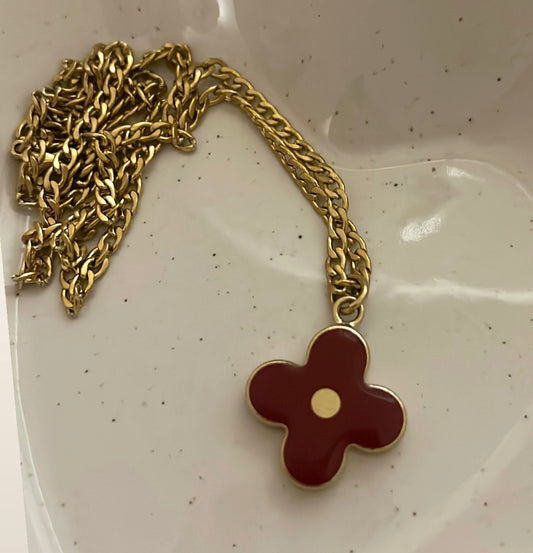 LOUIS VUITTON CHERRY FLORA NECKACE