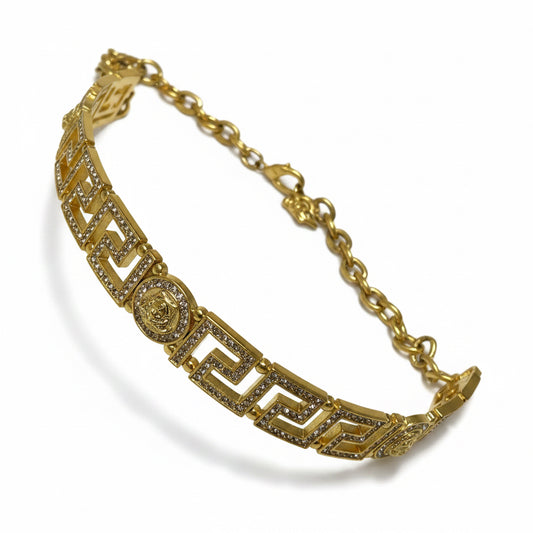 VERSACE DIAMANTÈ CHOKER NECKLACE