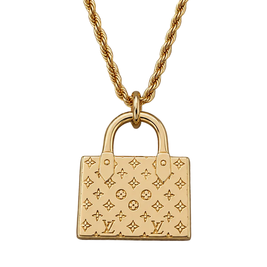 LOUIS VUITTON BAG SQUARE ICONICS NECKLACE