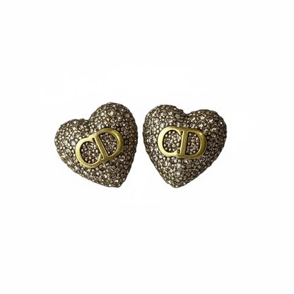 DIOR CD HEART EARRINGS