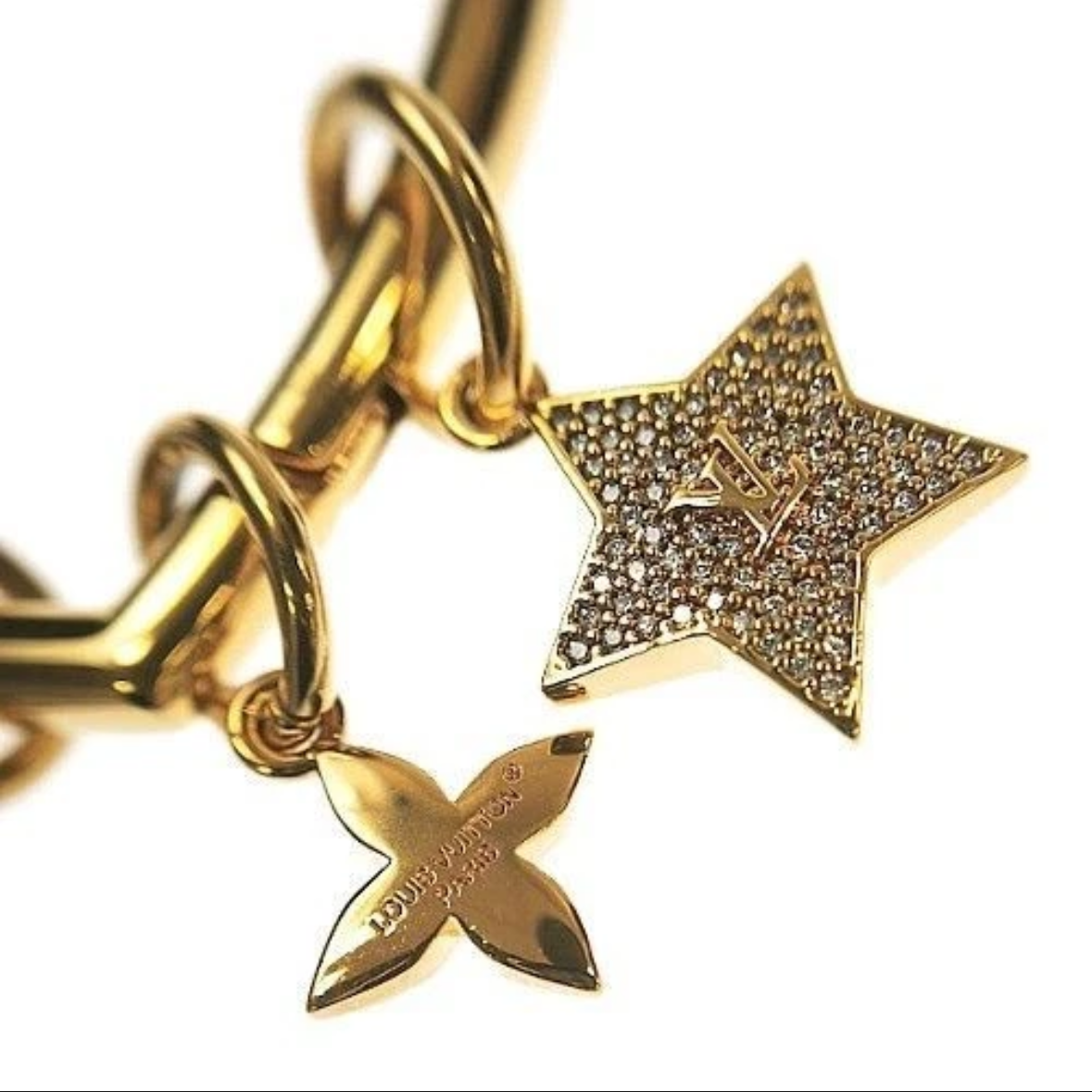 LOUIS VUITTON CONSTELLATION LOGO NECKLACE
