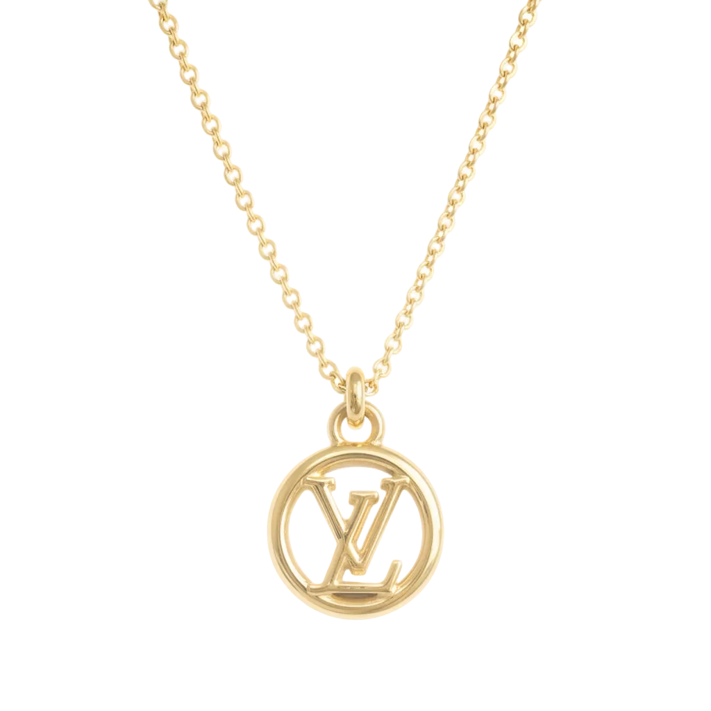 LOUIS VUITTON CIRCLE DAINTY NECKLACE