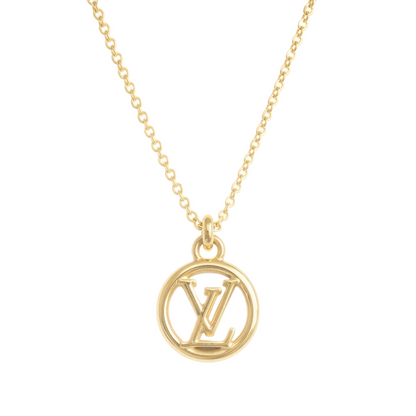 LOUIS VUITTON CIRCLE DAINTY NECKLACE