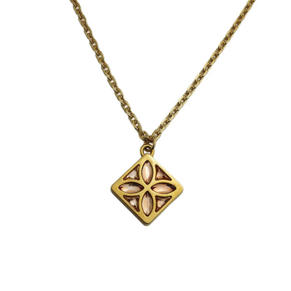 LOUIS VUITTON FLEUR DE PINK CRYSTAL NECKLACE