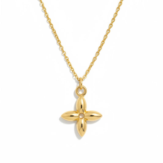 LOUIS VUITTON BLOSSOM LOGO NECKLACE